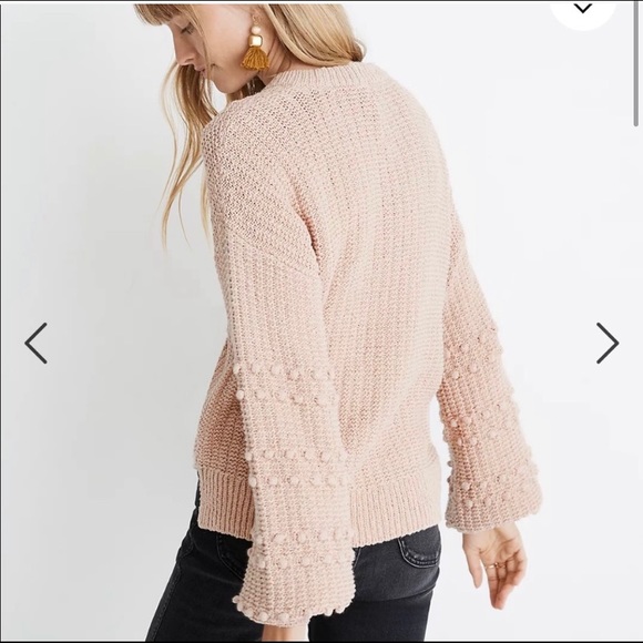 Madewell pink bobble pullover sweater - Picture 5 of 6